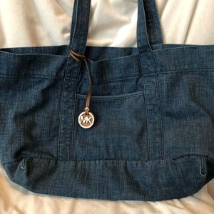 Michael Kors denim tote